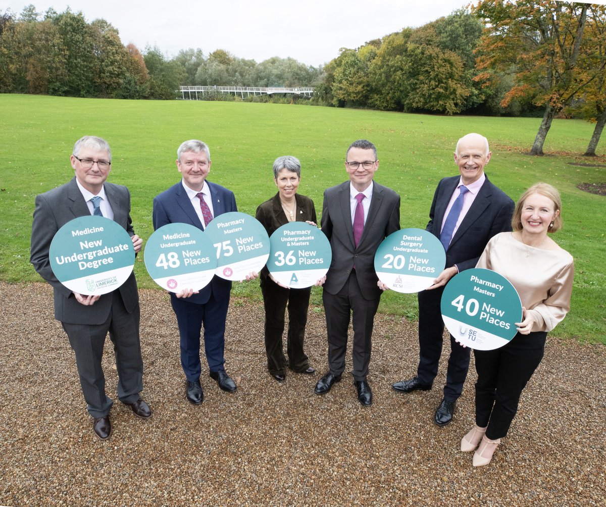 Department of Further and Higher Education (@deptoffhed) on Twitter photo Minister <a href="/podonovan/">Patrick O'Donovan</a> has announced a €130M investment through the NTF to expand healthcare training in critical areas like Medicine, Pharmacy, and Dentistry. Six new programmes will launch in:
👉<a href="/RCSI_Irl/">RCSI</a>
👉<a href="/uniofgalway/">Ollscoil na Gaillimhe | University of Galway</a>
👉<a href="/UL/">University Of Limerick</a>
👉<a href="/atu_ie/">Atlantic Technological University</a>
👉<a href="/SETUIreland/">South East Technological University</a>
ℹ️ gov.ie/en/press-relea… Minister <a href="/podonovan/">Patrick O'Donovan</a> has announced a €130M investment through the NTF to expand healthcare training in critical areas like Medicine, Pharmacy, and Dentistry. Six new programmes will launch in:
👉<a href="/RCSI_Irl/">RCSI</a>
👉<a href="/uniofgalway/">Ollscoil na Gaillimhe | University of Galway</a>
👉<a href="/UL/">University Of Limerick</a>
👉<a href="/atu_ie/">Atlantic Technological University</a>
👉<a href="/SETUIreland/">South East Technological University</a>
ℹ️ gov.ie/en/press-relea…