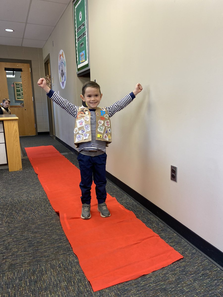 It isn’t just any Friday at Butler… It’s Fashion Show Friday for Mrs. Habel’s Kindergarteners - displaying their featured letters and important words! Each student took their turn on the RED Carpet for their Buddy Class and office staff! Work it!