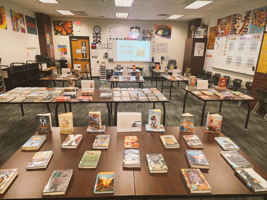 Brandi Grant, MLIS π (@littylib) on Twitter photo Historical Fiction genre study with 6th GT ILA classes, I'm going for a bookstore vibe! #teacherlibrarian4life @FISD_Libraries #amplify #elevate <a href="/BCRT_TLA/">Black Caucus Round Table (TLA)</a> <a href="/FISD_PearsonMS/">Pearson Middle School</a> Historical Fiction genre study with 6th GT ILA classes, I'm going for a bookstore vibe! #teacherlibrarian4life @FISD_Libraries #amplify #elevate <a href="/BCRT_TLA/">Black Caucus Round Table (TLA)</a> <a href="/FISD_PearsonMS/">Pearson Middle School</a>