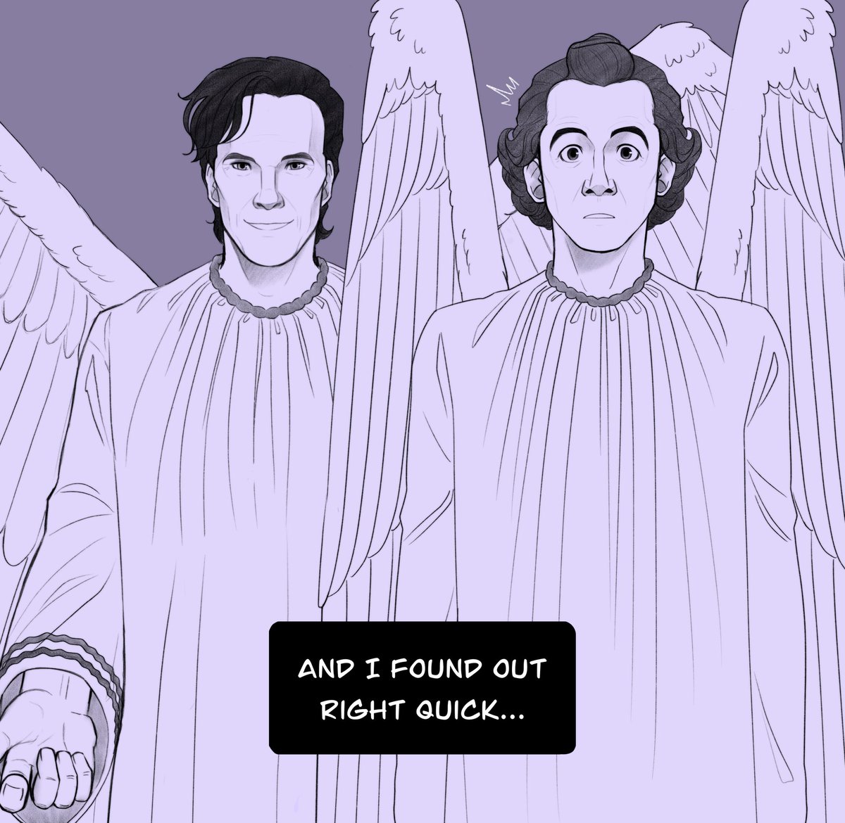 smudgeandfrank's tweet photo. ⚠️GO S2 SPOILERS⚠️
#GoodOmens2Spoilers
#GoodOmens2
#GoodOmens
.
Fallen Pt 28
.
Voice of God: With Lucifer's introduction into Crowley’s life... the stage for his fall was set. https://t.co/kwvxS9zKmI