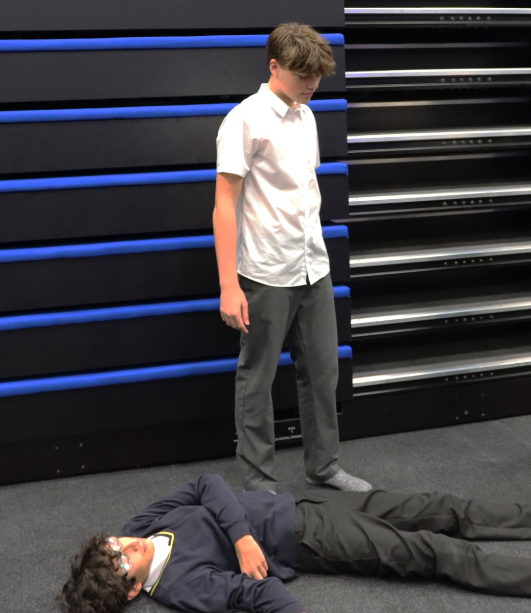 * Drama Workshops *

This week, our GCSE and A-Level Drama students enjoyed a brilliant workshop by a professional actor in our wonderful new Drama Studio.

We would like to thank Kerry from Splendid Productions; it was a memorable and valuable experience for our students.