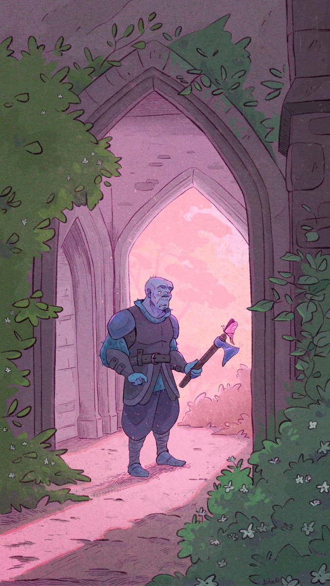 Inktober day 18 : A Peaceful Moment

#inktober #fantasy #medieval #illustration #procreate #bookillustration
(Background inspired by a photo I found on pinterest)
