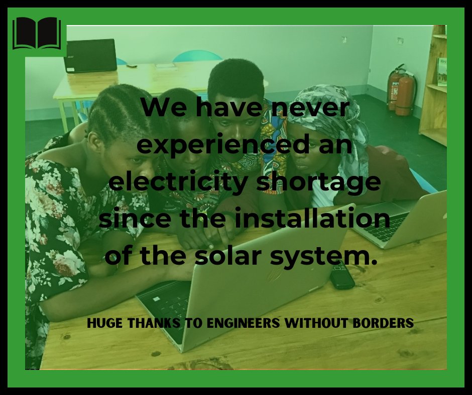 Power cuts used to be a common challenge at Tumaini School. But thanks to the installation of solar systems, we've never experienced power outages. We're now planning to expand it to power our kitchen and living areas, which will further enhance our facilities at Tumaini School.
