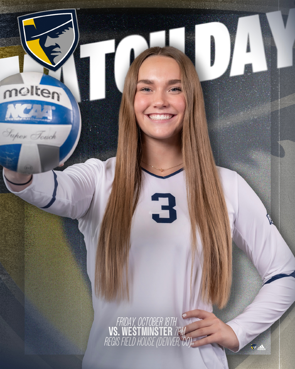 Back at 🏠

🆚: Westminster
⏰: 7:00pm MT
📍: Regis Field House (Denver, CO)
🎟️: regisrangers.com
📽️: RMAC Network

#RegisVolleyball #RangerUp