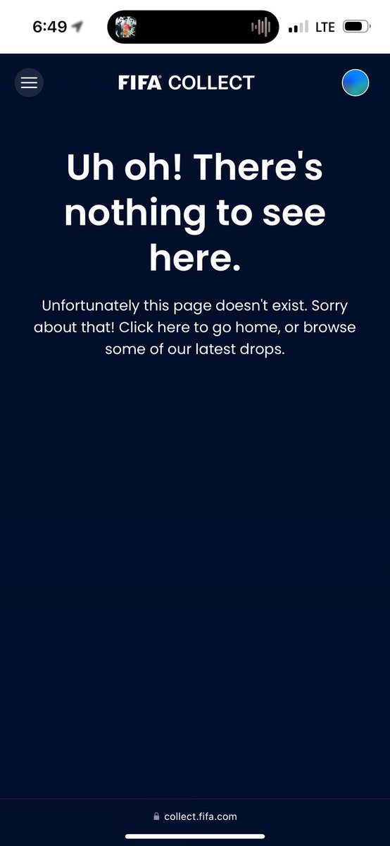 CarlitosMyt's tweet photo. One hour trying to get access! The page isn’t working, it didn’t allow users to sign in and the drop is already sold out. @FIFACollect @FIFAWorldCup  #fifacollect #fraud https://t.co/b3LcMmognP