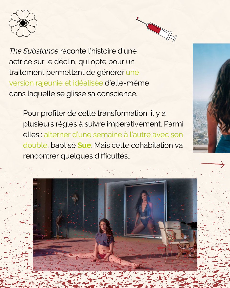 Bristlecondugg's tweet photo. Thread :🩸The Substance, un bol de sang frais 🩸

Après avoir fait sensation à Cannes, L'Ecornifleur est allé voir #TheSubstance en avant-première mercredi soir. 
Retrouvez la critique de @tsallembien sous ce post, avant d'aller voir le film dès le 6 novembre.

1/2 https://t.co/NXQQO9osHH