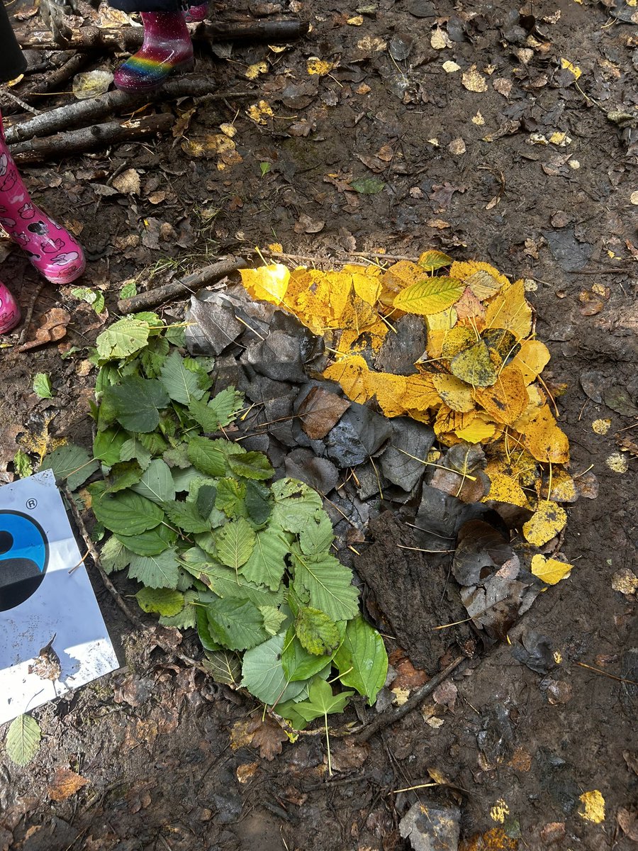 Y2 learned all about the importance of #fairtrade and used the autumn leaves to create their own version of the fairtrade symbol. @RFJamesUK <a href="/FairtradeUK/">Fairtrade Foundation</a> <a href="/EcoSchoolsWales/">Eco-Schools Wales</a> @GoytreFawr