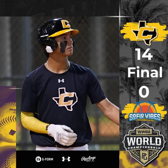 TheCanesSW's tweet image. 💪 #CanesSW 15U Scout off to a STRONG start @PerfectGameUSA WWBA World Championship. 

Stay hot, guys! 🔥