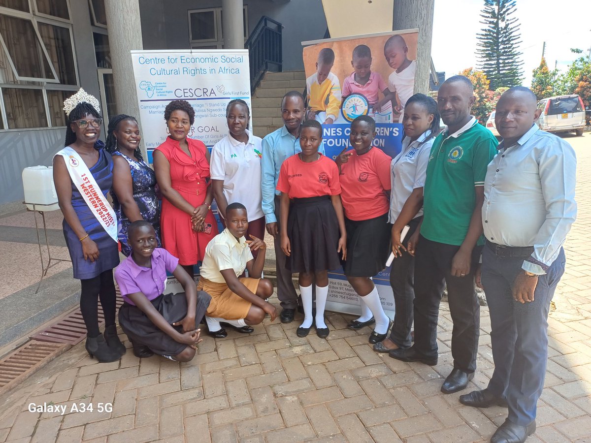 I am excited to have joined <a href="/cescraafrica/">CESCRA</a> to commemorate the International Day of the Girl Child under the theme "Girls' Vision for the future"
Together, we can drive meaningful change.
#EndChildMarriage
#LetGirlsBeGirls