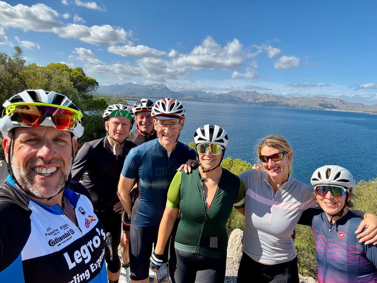 LEGRO's tweet photo. Some pics of our cake ride today
#legroscyclingexperience #mallorca #secrettraining #cyclinglife #ElBistro https://t.co/RsP23SV511
