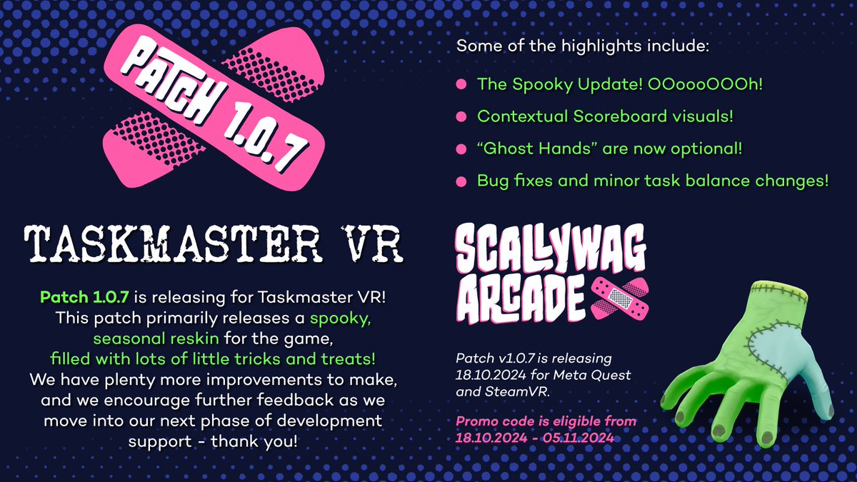Taskmaster VR | Scallywag Arcade tweet media