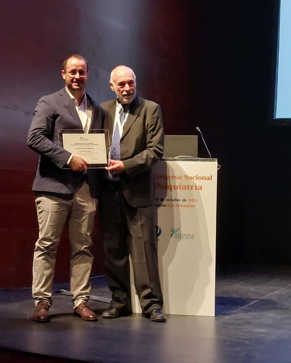 Estamos muy orgullosos de celebrar que nuestro compañero el Dr. dal Santo ha recibido el premio a Investigador Emergente de la <a href="/SEPsiq/">SEPSM</a> , por su trabajo “From gut to brain: A network model of intestinal permeability, inflammation and psychotic symptoms in schizophrenia”.