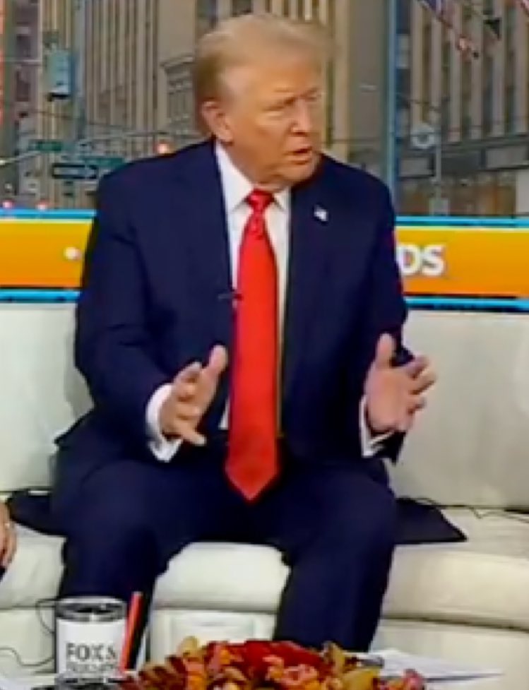 Fox and Friends gave Trump an incontinence pad to sit on.  They make this fellow Henry I play Bingo with sit on one of those.
