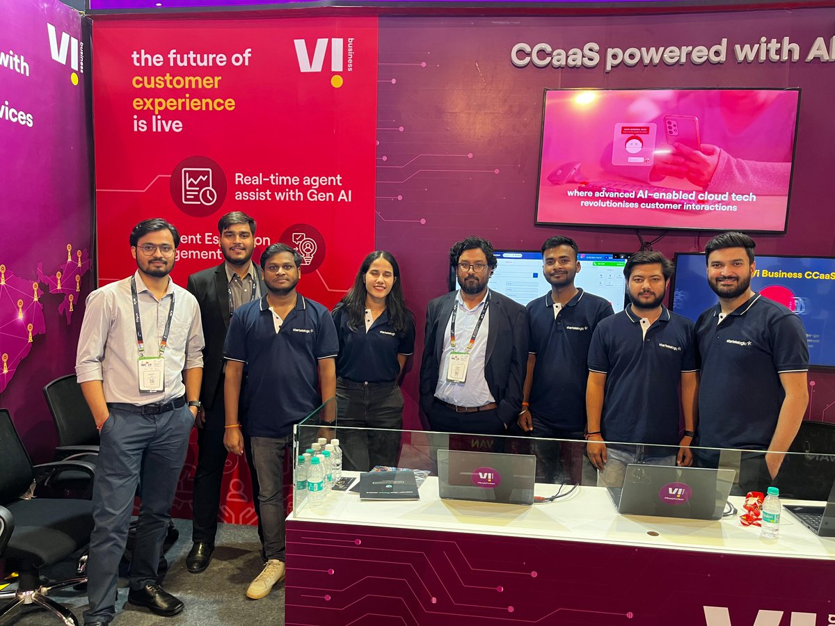 um_pande's tweet image. We also proudly showcased our GenAI-powered CCaaS and AI Agent solutions at #IMC2024. A big thank you to the startelelogic team for their continuous innovation.  #CPaaS #startelelogic #AI #CCaaS #Innovation #CX #ConversationalAI #ViAtIMC #technologynews #Innovation