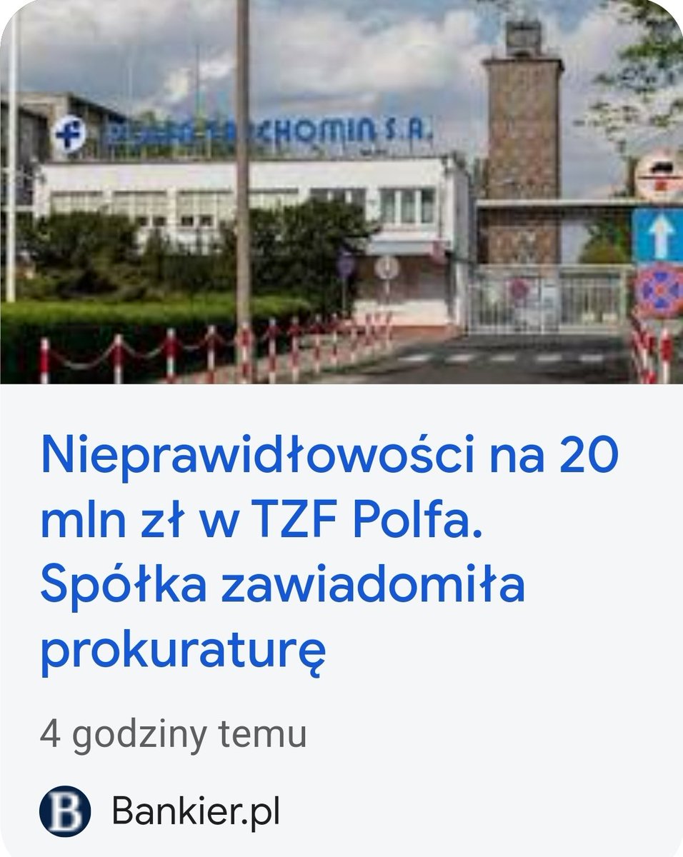 CzekalskiPawe's tweet photo. Zakończył się #audyt w TZF #Polfa z czasu rządów #PiS
Przeprowadzony w państwowej firmie wstępny audyt dot. lat 2016-2023 wykazał szereg możliwych nieprawidłowości
Wartość potencjalnych szkód wyrządzonych Spółce może wynieść ponad 20 mln zł ! https://t.co/pecHRVRfQY
