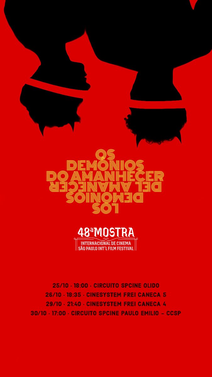 Amigues de São Paulo recuerden que dentro de unos días inicia mi participación en la edición 48 de la Mostra Internacional de Cine de São Paulo <a href="/MOSTRASP/">Mostra SP</a> dentro de la cual tendré cuatro funciones.