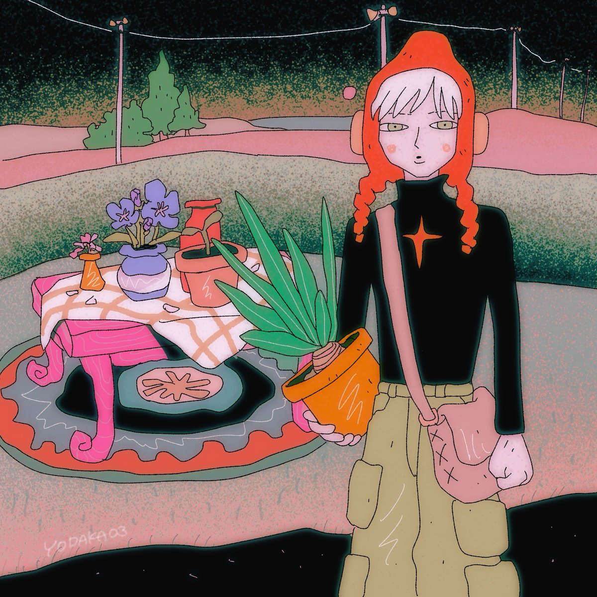 おだやかな夢の中
#illustration #イラスト