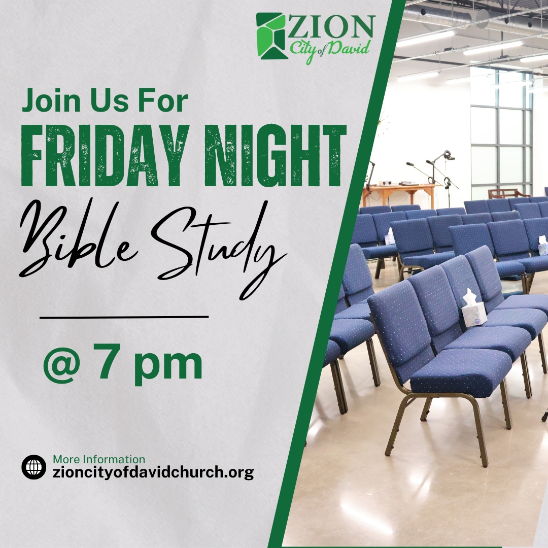 zcityofdavid's tweet photo. 📖 Join us for Friday Night Bible Study at 7 PM as we explore the scriptures and grow in faith together.
🌐 Visit Our Website: https://t.co/i55AASZ0Oc
#ZionCityOfDavid #BibleStudyNight #FridayInTheWord #GrowInFaith #ScriptureStudy #FaithJourney #CommunityOfBelievers #Deeper... https://t.co/p9awIyRbbU