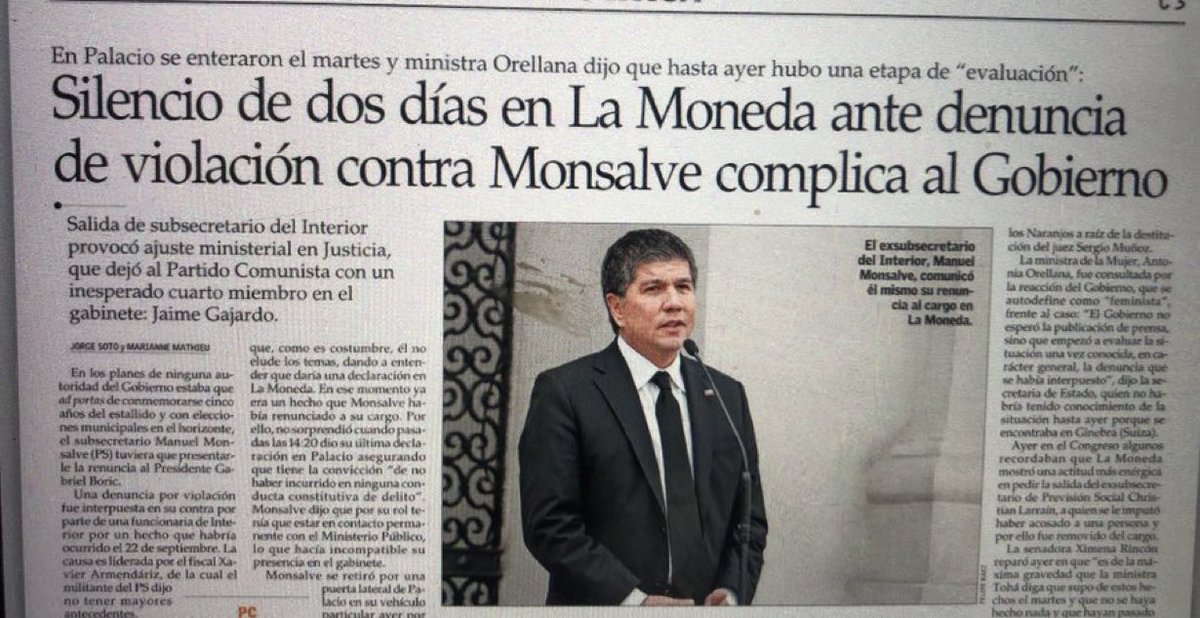 jorgeerrazuriz's tweet photo. No eran 2 días, era “hasta que nos pille La Segunda “ https://t.co/7LXZKY2Otf