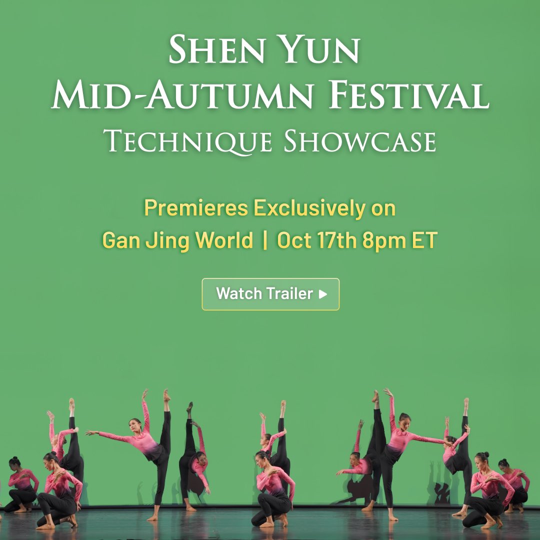 DedarGerry0903's tweet photo. This 20-minute technique showcase is now available for a limited time on the @GanJingWorld platform.

Seeing is believing—don’t miss this chance to witness the spectacle of the art form behind the global phenomenon that is @ShenYun!

https://t.co/IvzCODOkjF… https://t.co/3zgvE2Hvy8
