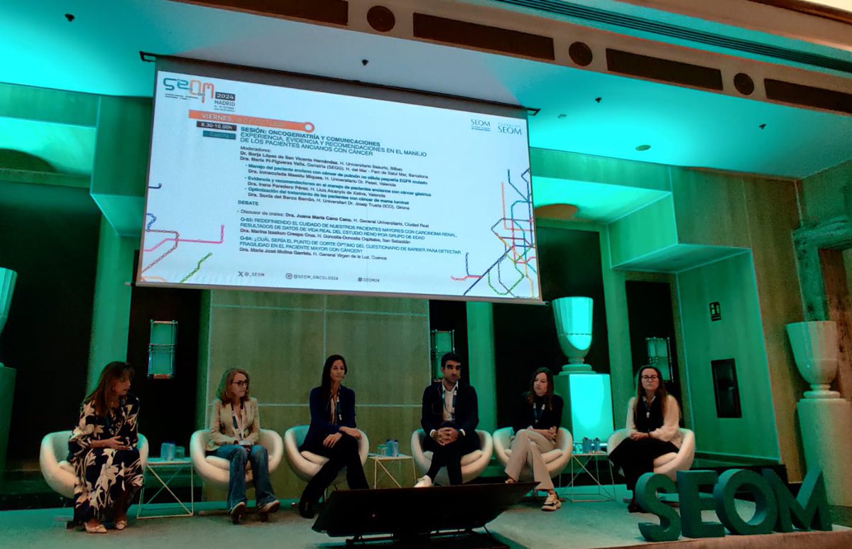 ireneparedero's tweet photo. Muchísimas gracias a @_SEOM y a la Sección de #oncogeriatria por la oportunidad de compartir sesión con gente de tanto nivel

Volvemos con todavía más ilusión y ganas de compartir proyectos y visibilizar las necesidades del/la #AdultxMayor con cáncer 💪🏻 https://t.co/Cna7xFWgW6