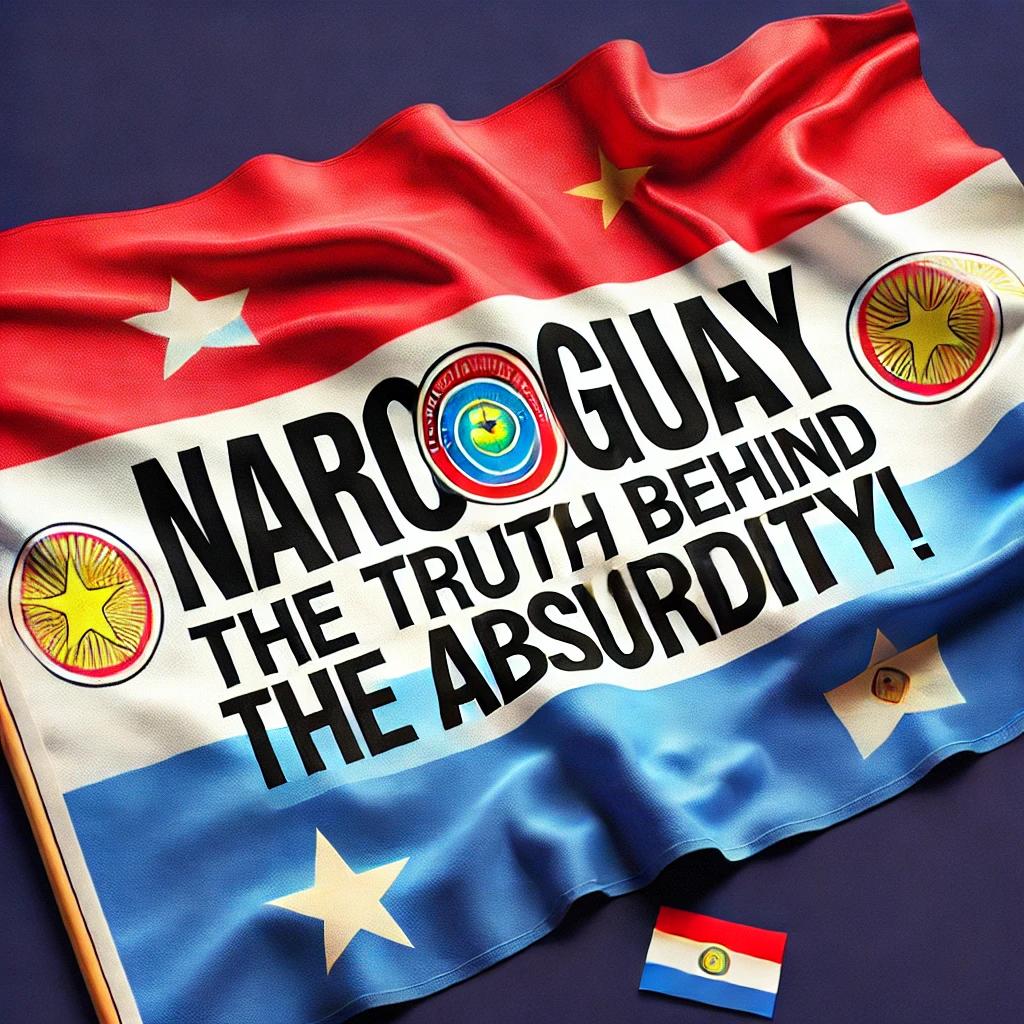 TAtscale's tweet image. Exposing the absurdity behind #Narcoguay! Discover the real truth and facts at LukeThorburn.Info. Don’t let false narratives shape reality—get informed. 🇵🇾 #Paraguay #TruthBehindTheClaims