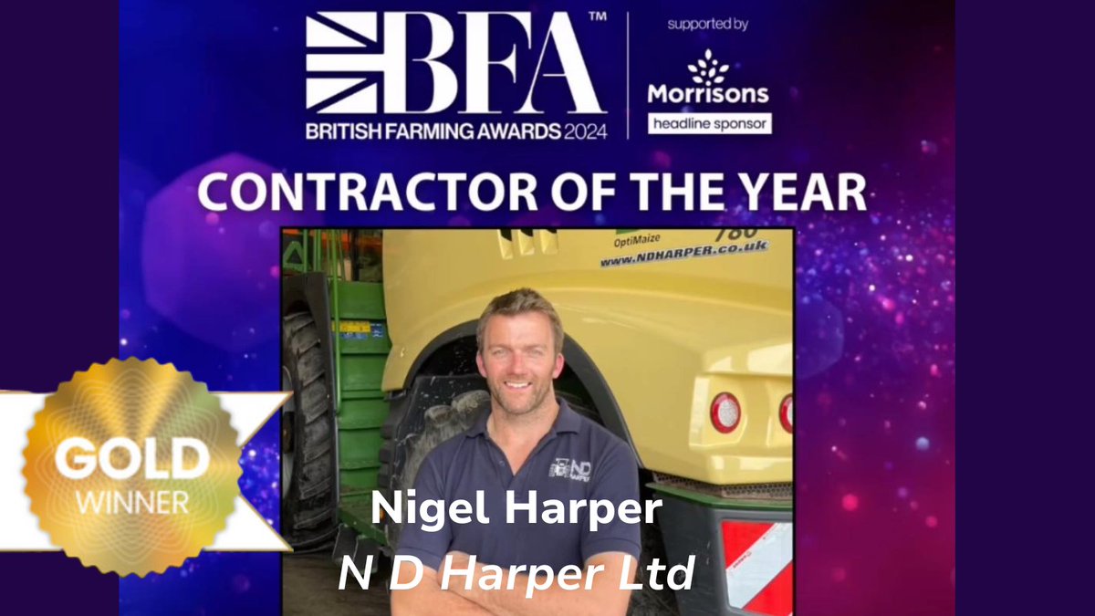 A huge congratulations from the Ag-drive team to N D Harper Limited for winning @britishfarmingawards Contractor of the Year award!
Great to see the reward for all the hard work you and the team are continuously putting in!
#BritishFarmingAwards #BFA2024 #BFAAwards #agdrive