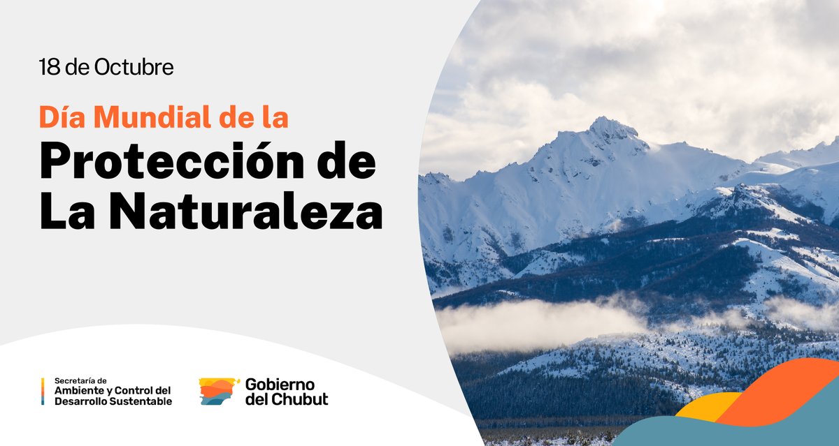 Hoy celebramos el Día Mundial de la Protección de la Naturaleza, un llamado a la acción para cuidar nuestro planeta y preservar su belleza para las generaciones futuras.

#DíaMundialDeLaProtecciónDeLaNaturaleza #PatagoniaSostenible #AmbienteChubut