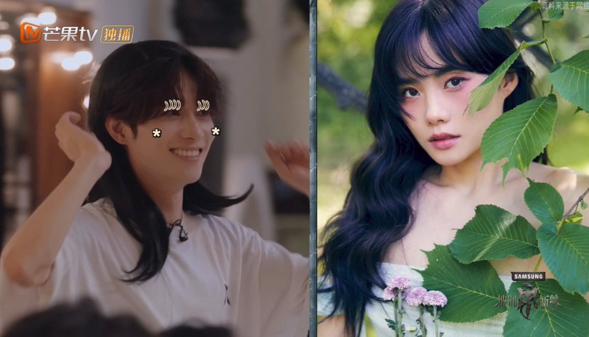tokotanX's tweet photo. in F4 scene remake, #JingLong was immediately chosen as shancai bcs his scream sounded similar to her😂
he put on the wig and said he’s now #JingDi, his twin sister😆
the f4 were #LiangLong #FuXinbo #WeLian #XuHaiqiao
#CallMeByFire #CallMeByFire4 #披荆斩棘 #披荆斩棘4 https://t.co/1IusoFnAry