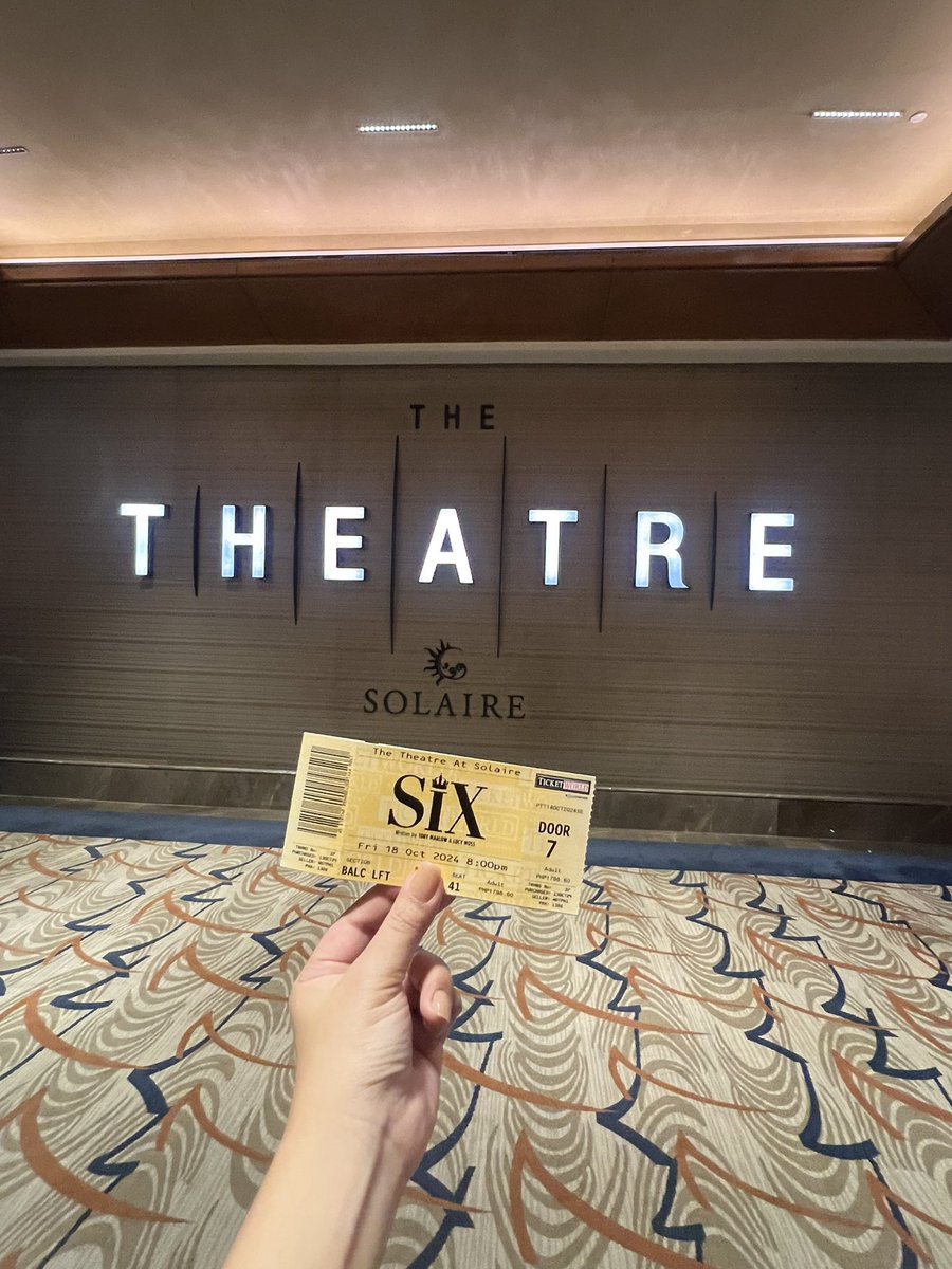 OHnlyYEOLS's tweet photo. Weβre TWO who watched SIX @BangshinImpact #SIXtheMusicalPH https://t.co/WzheoJM6Dp