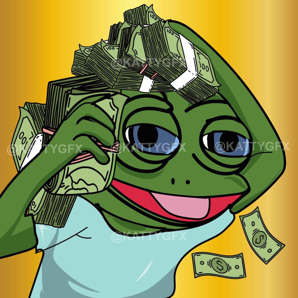 Made these for my clients #beerfrog and #pepe

If you're starting a meme coin project or any other &amp; looking for an artist then just send me a DM.

#memecoin #memecoin100x #Bullrun2025 #cryptocurrency #ponke #illustrationart #ArtistOnX #artistsupport #web3 #NFT #art #illustlation
