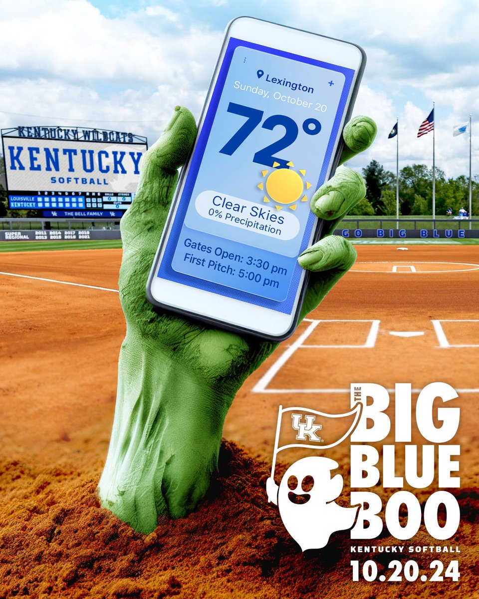UKsoftball's tweet photo. ✨Perfection✨
#BigBlueBoo👻🥎 https://t.co/iQMMLFkAKT