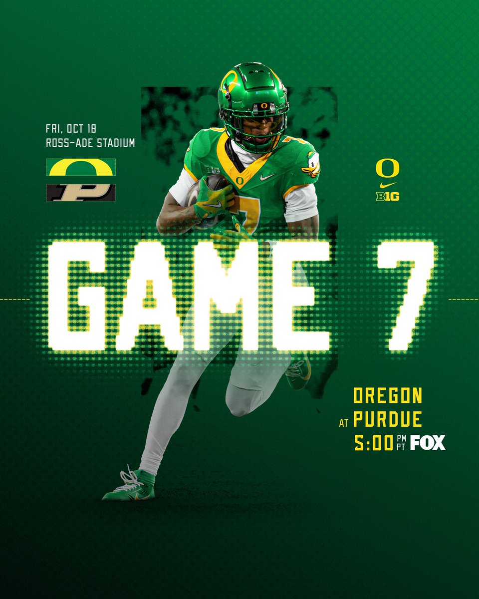 oregonfootball's tweet photo. Power of unit. 

It’s GAMEDAY in West Lafayette!

#GoDucks https://t.co/LXjiBS9QKb