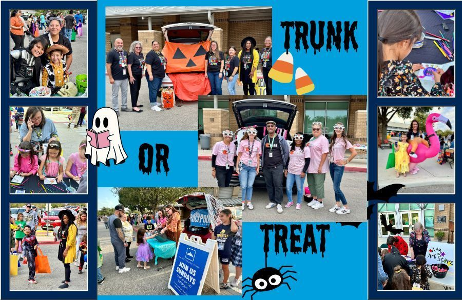 SchertzES's tweet photo. Trunk or Treat 2024 was a great success!   Thank you to our Panther families and  local businesses who joined us.   A FUN time was had by all! https://t.co/zDvs5ldaoz