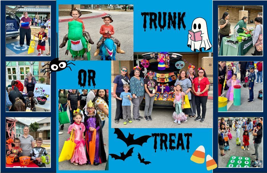 SchertzES's tweet photo. Trunk or Treat 2024 was a great success!   Thank you to our Panther families and  local businesses who joined us.   A FUN time was had by all! https://t.co/zDvs5ldaoz