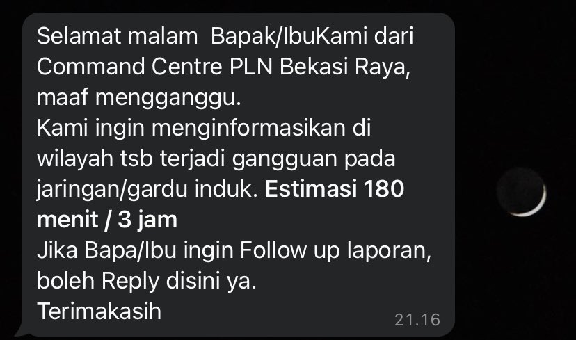 txtdrbekasi's tweet photo. semangat temen-temen pejuang mati listrik😇😇😇😇😇😇😇😇😇😇😇😇😇😇😇😇 https://t.co/q0S5n1ar9Y