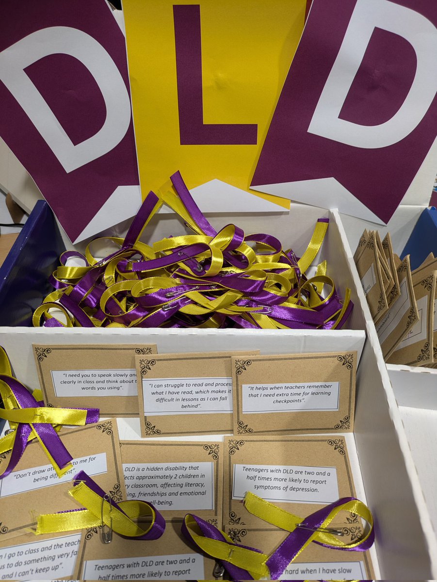 Bolton have been busy ‘speaking up’ for all things DLD. We have been using the child’s voice to share good practice, share information with everyone and anyone and handing out ribbons for RADLD. <a href="/RADLDcam/">RADLDcampaign</a> <a href="/NAPLIC/">NAPLIC</a> <a href="/boltonnhsft/">Bolton NHS Foundation Trust</a> <a href="/HubRbhs/">RBHS HUB</a>