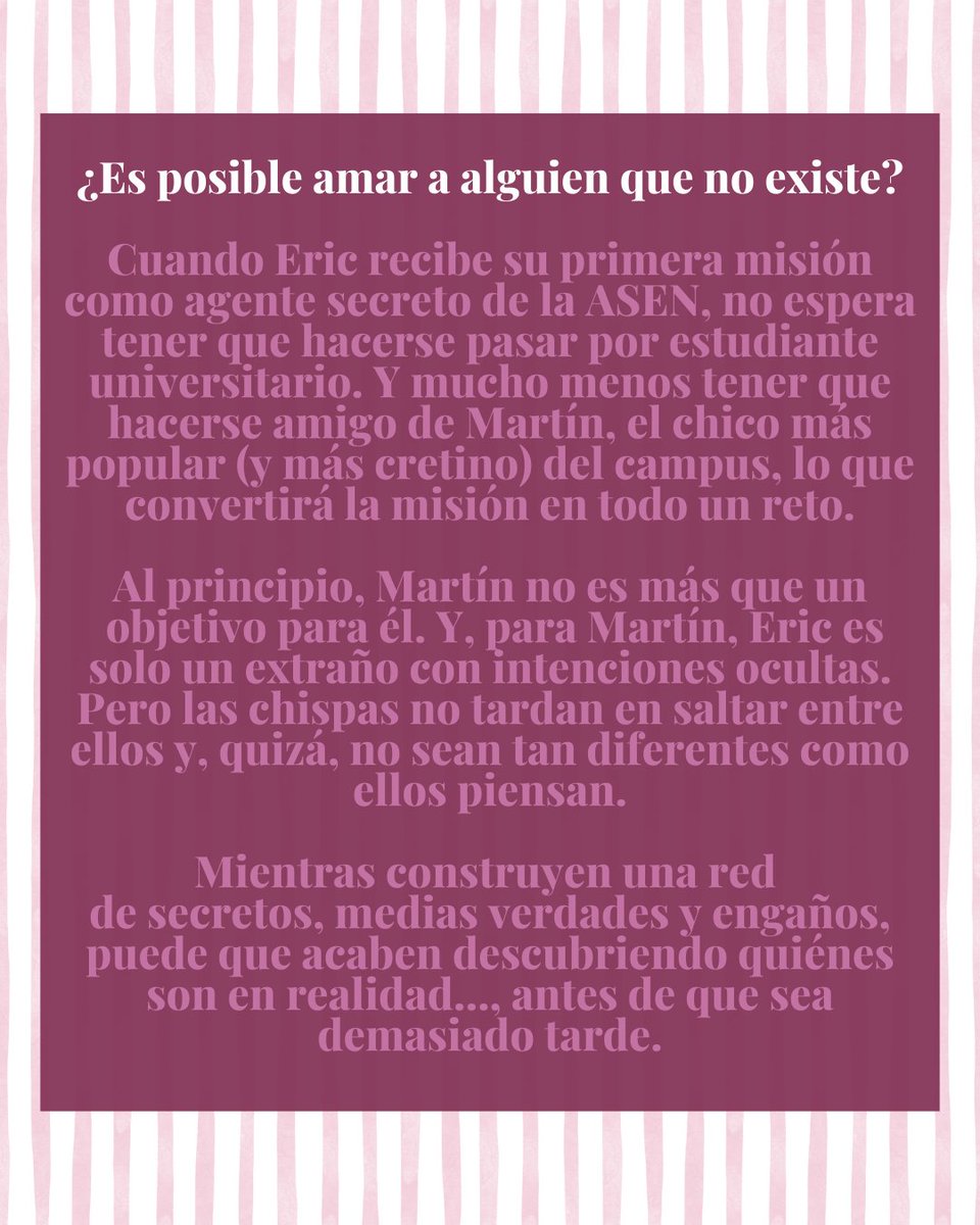 Enemies to lovers, espías, universidad... ¡No necesitamos más para leer lo nuevo de Rodrigo Paniagua: #MiEnemigoFavorito!  

¿Cuál es tu trope favorito?