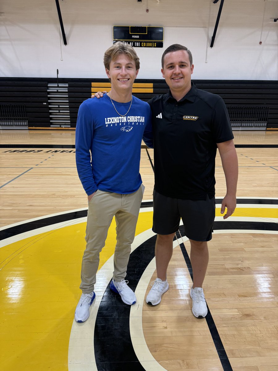 Thank you to <a href="/centrebball/">Greg Mason</a> and <a href="/gavinroot/">Gavin Root, MBA</a> for inviting me to <a href="/CentreC/">Centre College</a> for a tour of campus and the <a href="/Centre_Bball/">Centre College Basketball</a> athletic facilities.