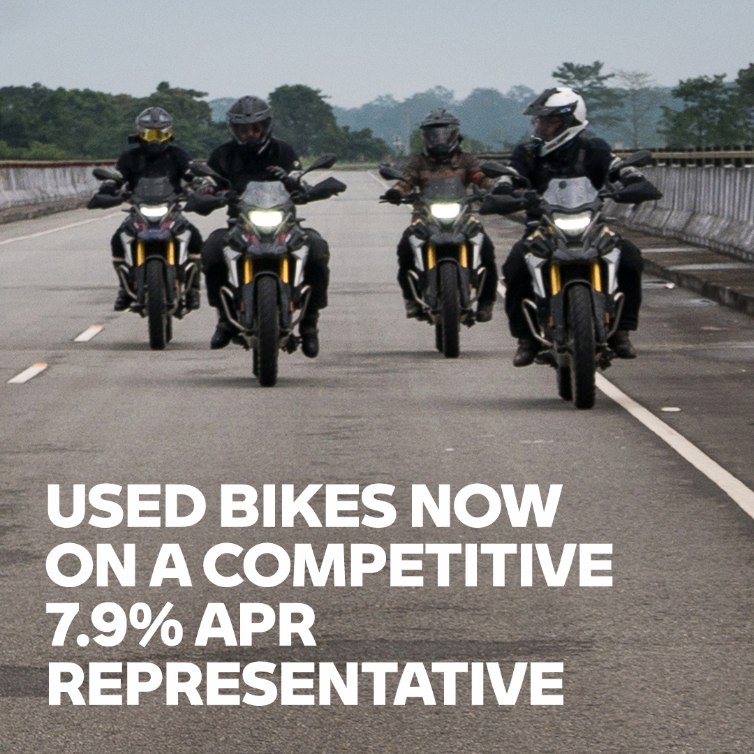 Ride away with confidence on a BMW Motorrad Used Bike. Now available with a competitive 7.9% APR Representative*

Contact us to talk about available stock today. bit.ly/4caGKJ6

Vines Limited is a credit broker not a lender. Ts&amp;Cs Apply.