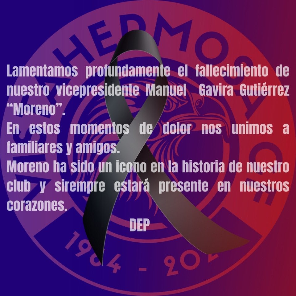 Lamentamos profundamente el fallecimiento de nuestro vicepresidente Manuel Gavira Gutiérrez “Moreno”. DEP.