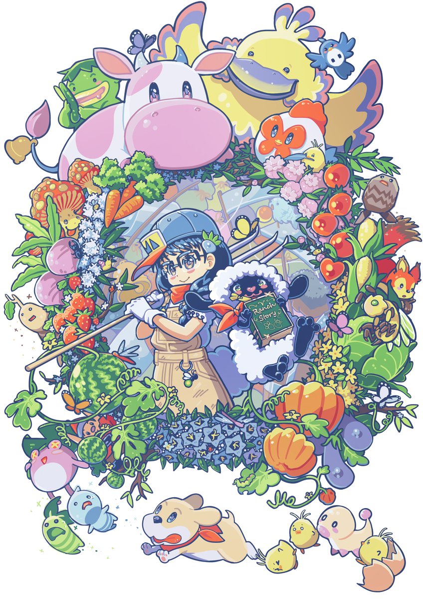 昔からの友人からの依頼です！牧場物語、ルーンファクトリーが好きな方が集まるファンコミュニティで使われます！10年前に描いた絵をバナーにしてくれていましたが新しいの描けて嬉しいです！！！＃牧場物語　＃ルーンファクトリー

x.com/ranchstory
こちらです！