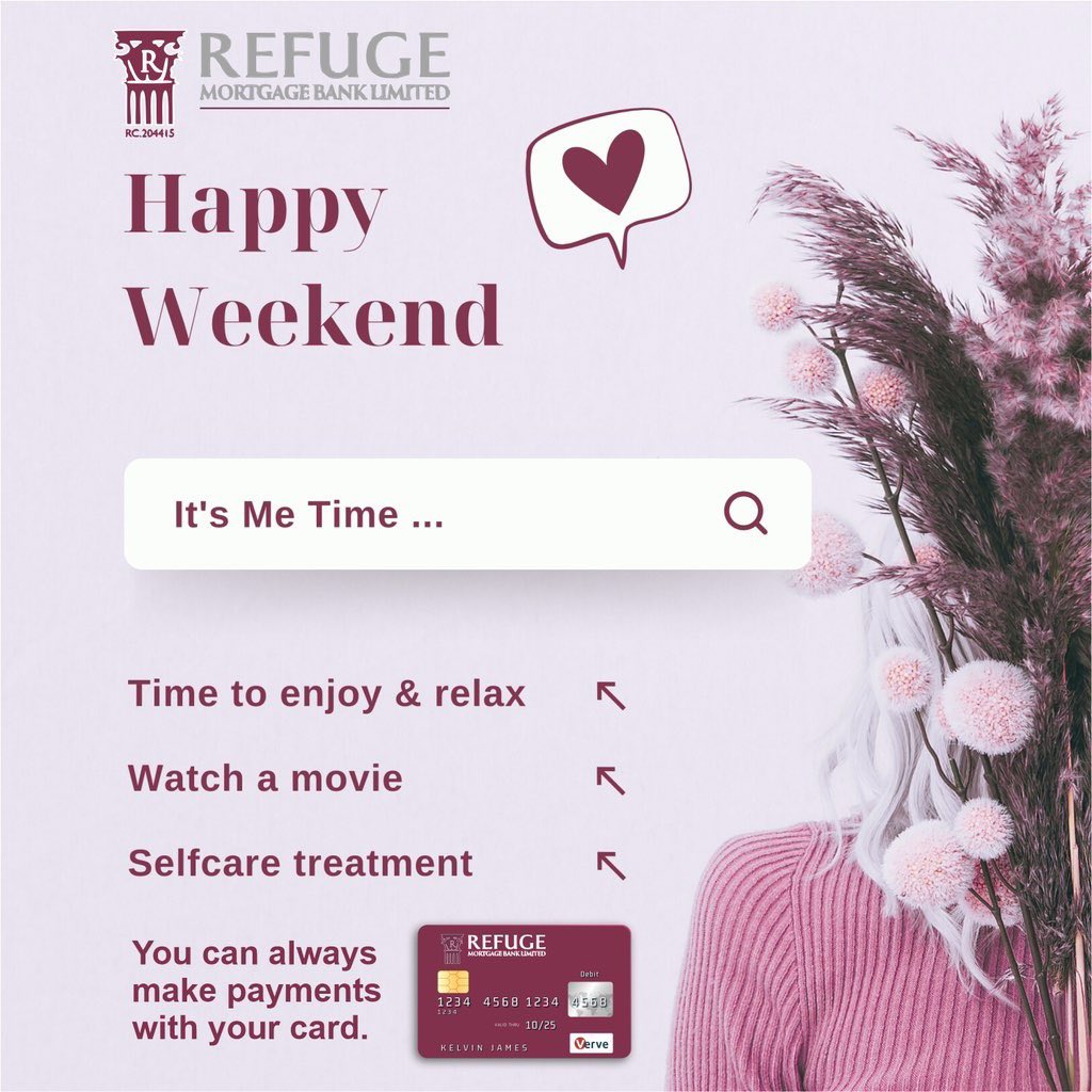 BankRefuge's tweet photo. Spend some quality time with your favorite people while reading a Book on that Spa date with your best friend. You can enjoy all this and more with the Refuge bank card swiftly.

#Vervecard
#RMB
#the weekend https://t.co/oie1wZp8w1