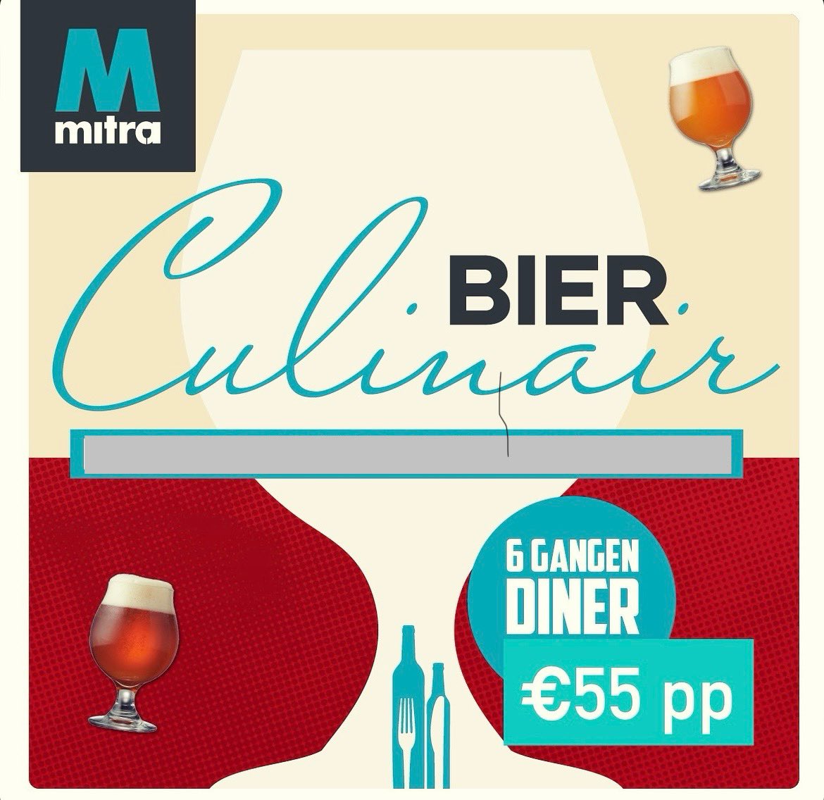 Mitra Vikingbeer Culinair op vrijdagavond 22 november van 19-22 uur volledig verzorgd à €55 p.p. in Lelystad <a href="/AanUtWater/">AanUtWater</a>. Net als de vorige editie belooft deze culinaire reis met bier &amp; spijs snel uitverkocht te raken. Mail snel het aantal personen naar slijterberends@gmail.com