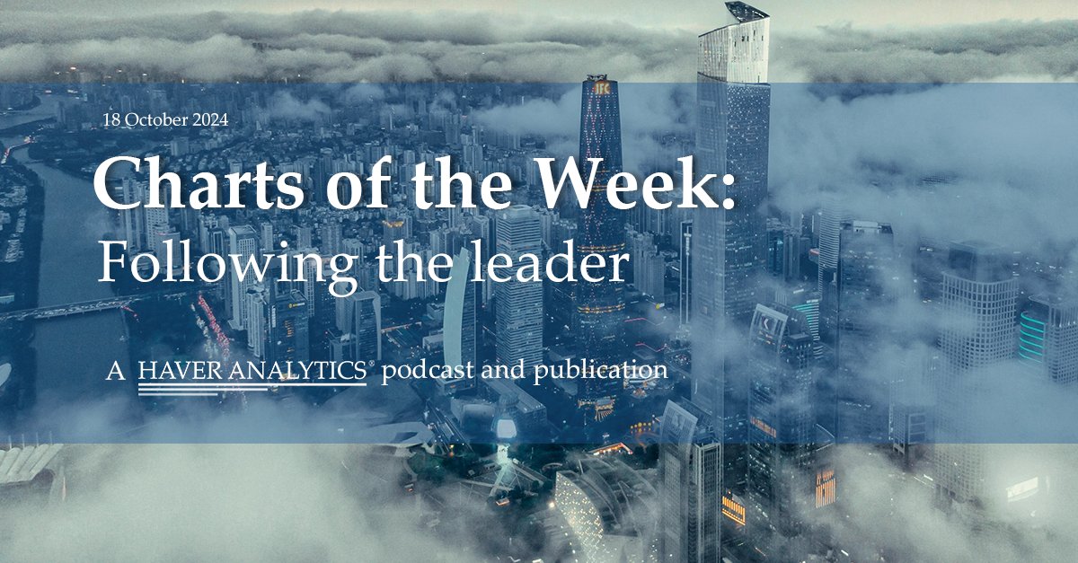 Read our latest Charts of the Week 'Following the leader' here: lnkd.in/gHZcwp_b

➡️Oil prices and yields
➡️UK inflation
➡️China and traded goods price inflation
➡️EM portfolio flows
➡️The euro area banking sector
➡️Global equity sector performance