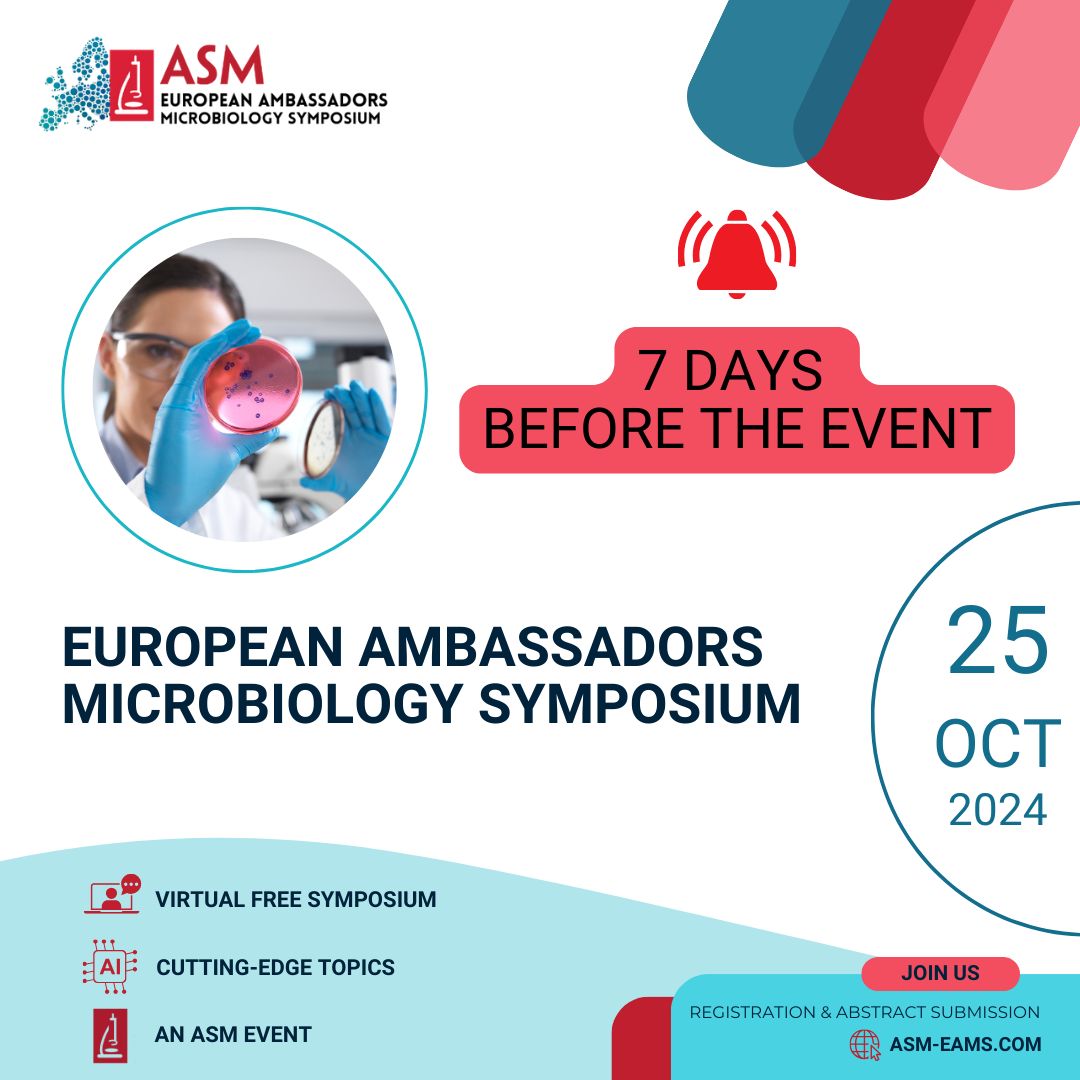Only 7 days to go! Register at asm-eams.com