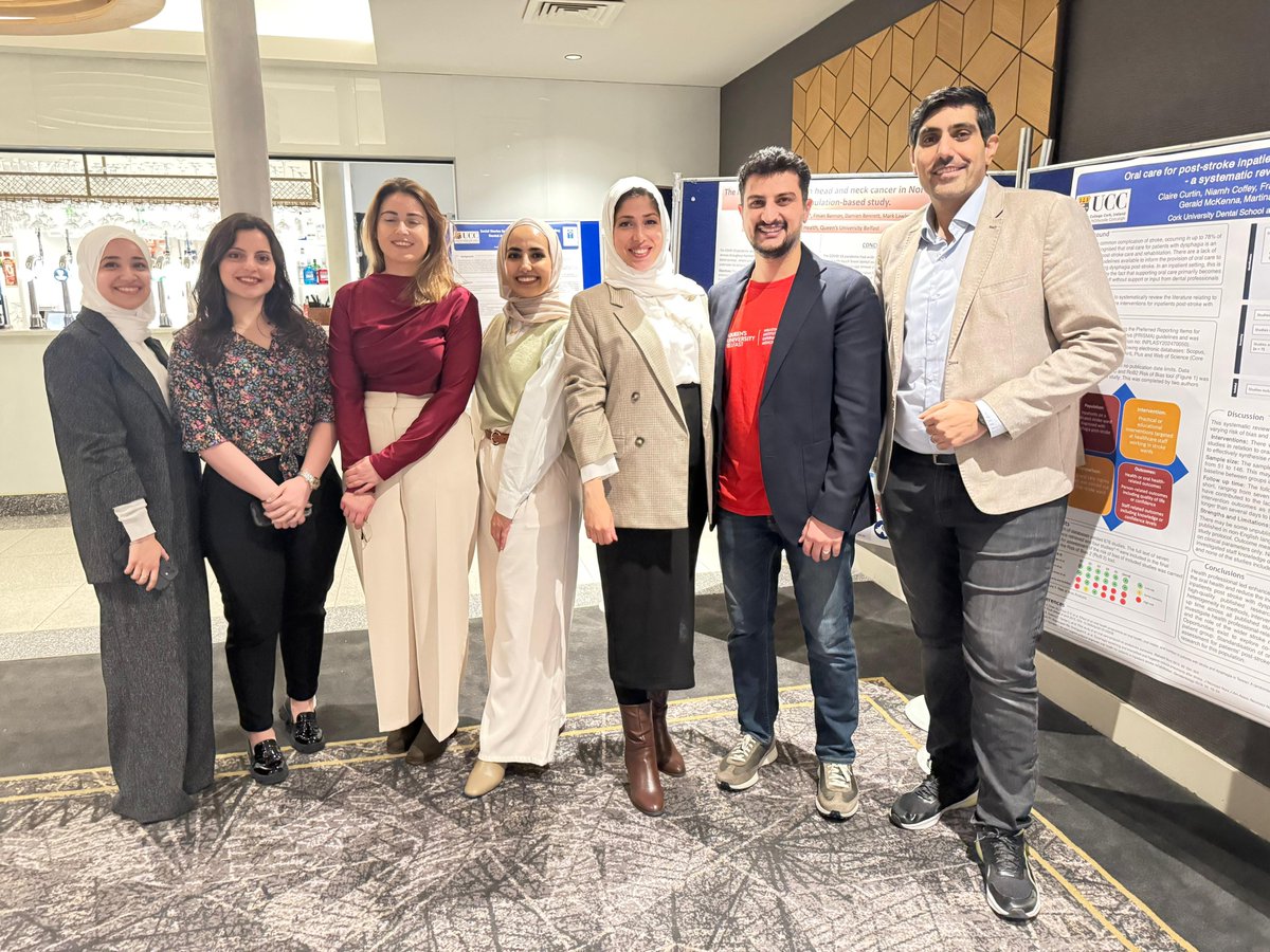 What a great meeting!!
Our fab PhD students work at the Irish division of IADR meeting in Belfast <a href="/IadrIrish/">IADR Irish Division</a> <a href="/QUBelfast/">Queen's University Belfast 🎓</a> <a href="/WWIEM_QUB/">Wellcome-Wolfson Institute Experimental Medicine</a> <a href="/QUB_Dentistry/">QUB Centre for Dentistry</a>