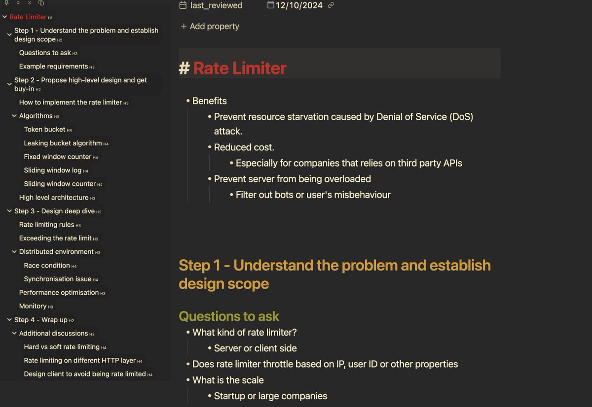 hzDevops's tweet photo. Daily tech interview grind:
Did some revision deep dive on graph, and started on the chapter in Alex Xu's System Design Interview, which is about designing a rate limiter.
#LeetCode #system_design https://t.co/aAT0l3ZQ5P