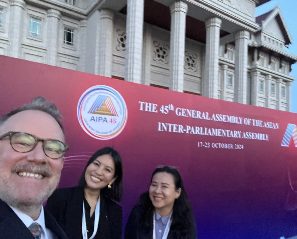 MatthewHedges's tweet photo. Lovely to be back in Laos with great colleagues for #AIPA45 https://t.co/1eMLG0uRgn