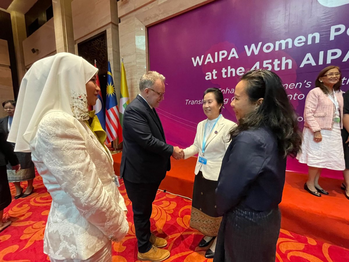 MatthewHedges's tweet photo. Lovely to be back in Laos with great colleagues for #AIPA45 https://t.co/1eMLG0uRgn